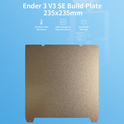 7pcs 235x235MM Double Side Texture Coating Build Plate 3D Printer Heated Bed For Creality K1