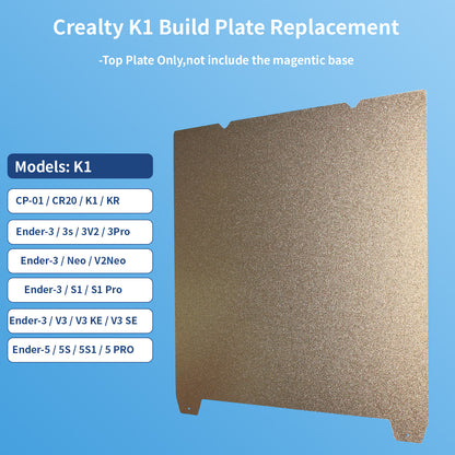 7pcs 235x235MM Double Side Texture Coating Build Plate 3D Printer Heated Bed For Creality K1