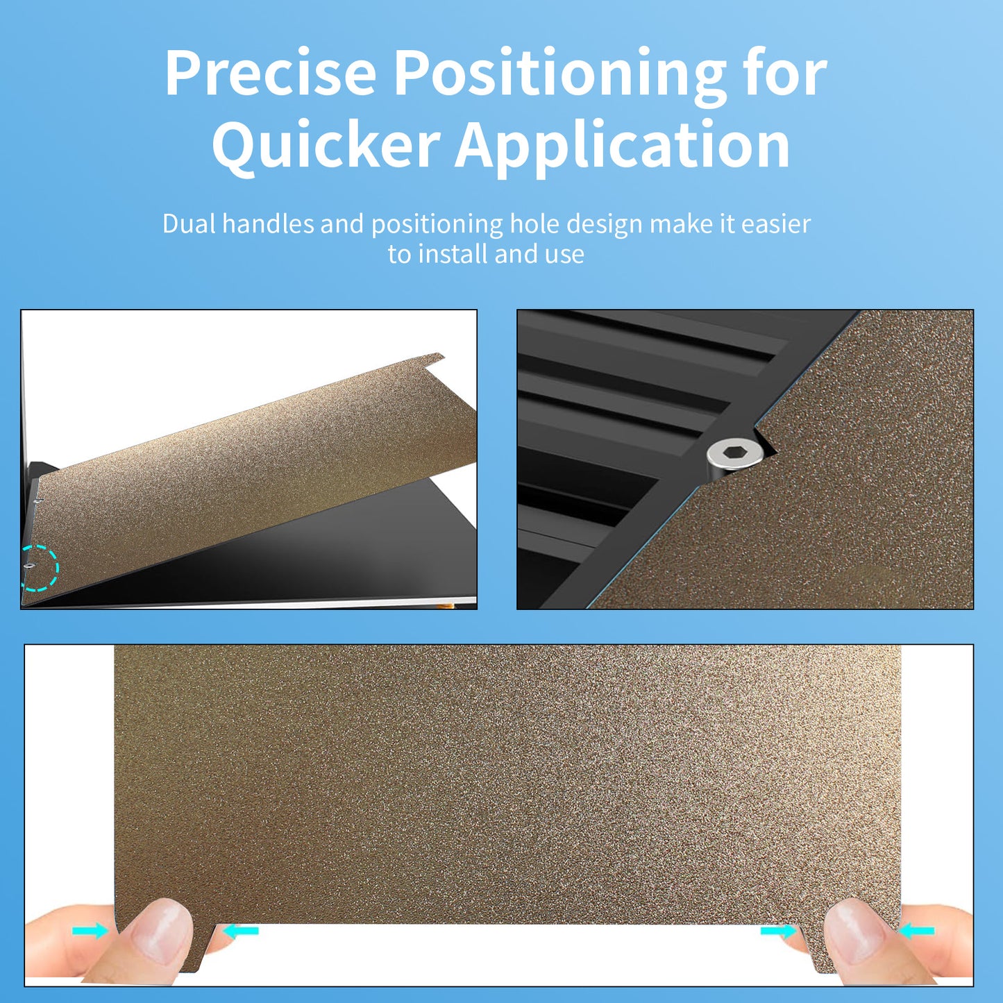 7pcs 235x235MM Double Side Texture Coating Build Plate 3D Printer Heated Bed For Creality K1