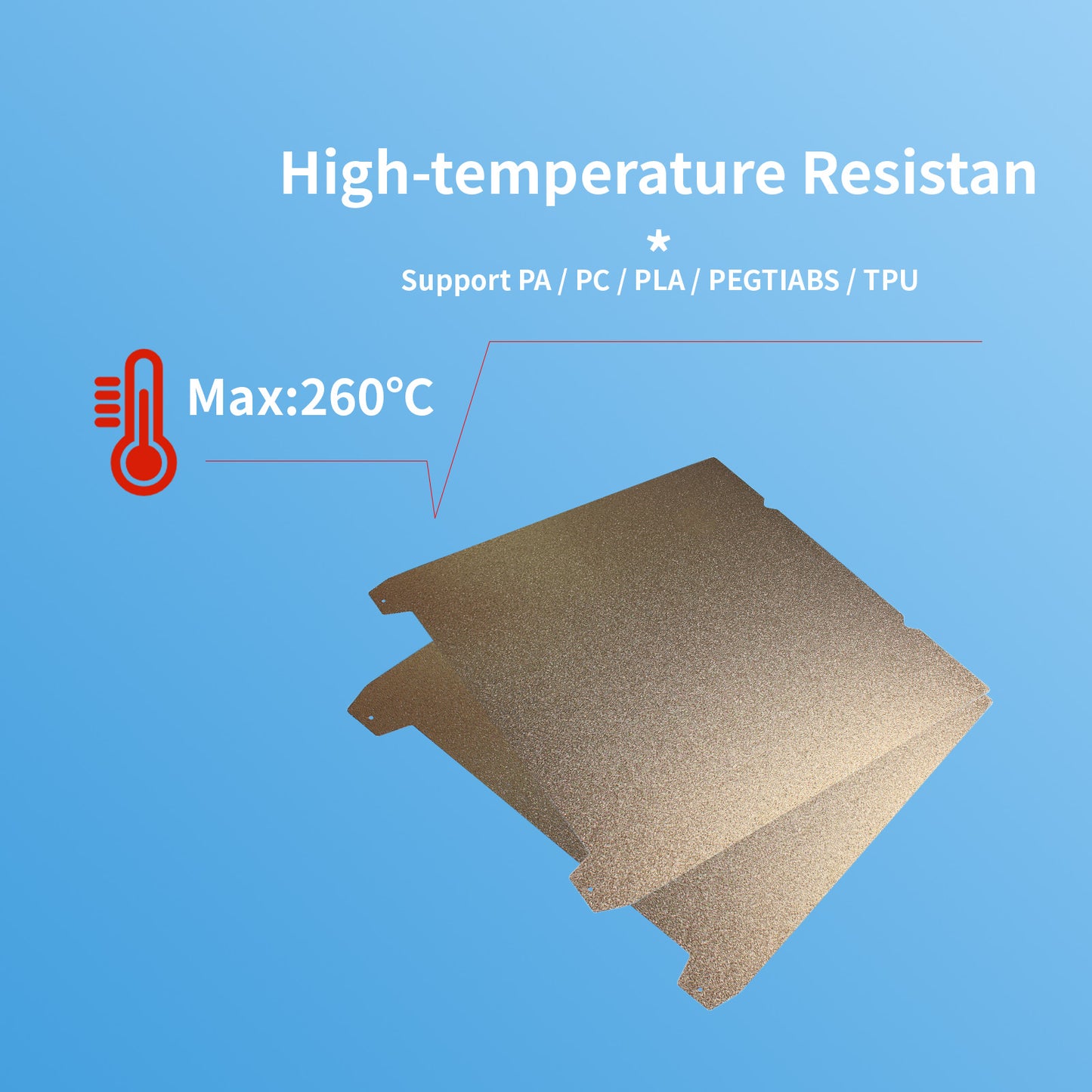 7pcs 235x235MM Double Side Texture Coating Build Plate 3D Printer Heated Bed For Creality K1