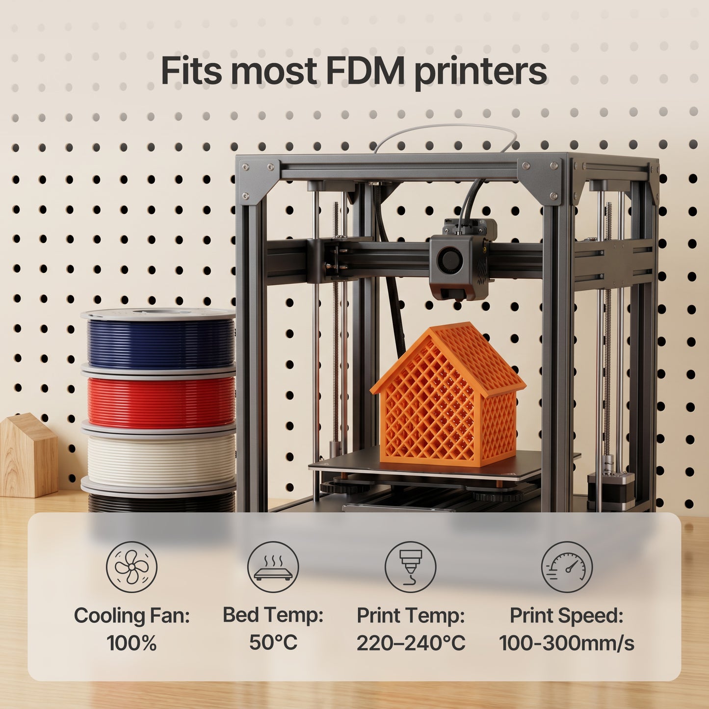 Flowfil PLA Filament 1.75mm Basic 1KG